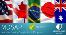 JDentalCare received the certification MDSAP.