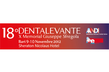 XVIII Dentalevante 9-10 November 2012, Bari, Italy