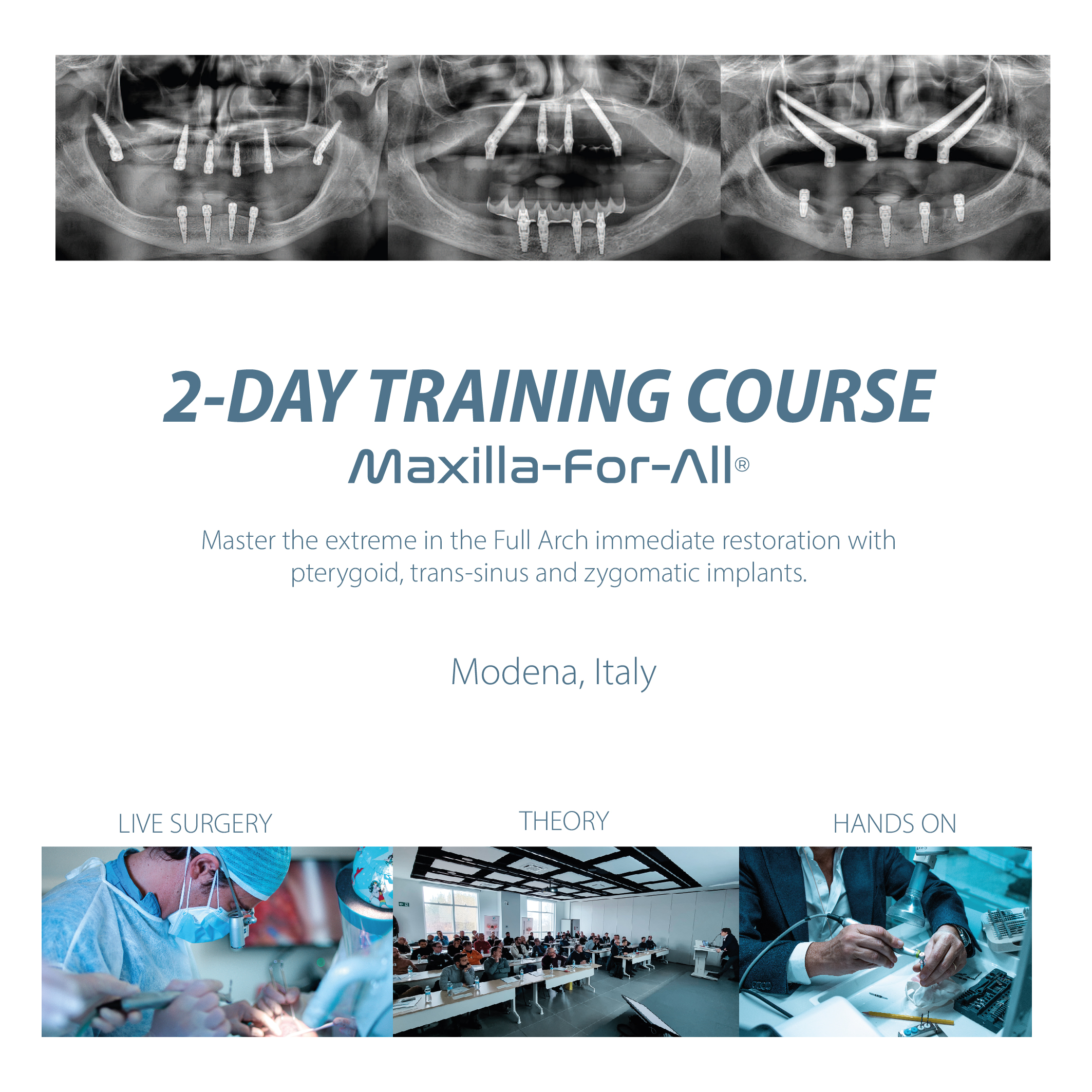 2-day training course “Maxilla-For-All”