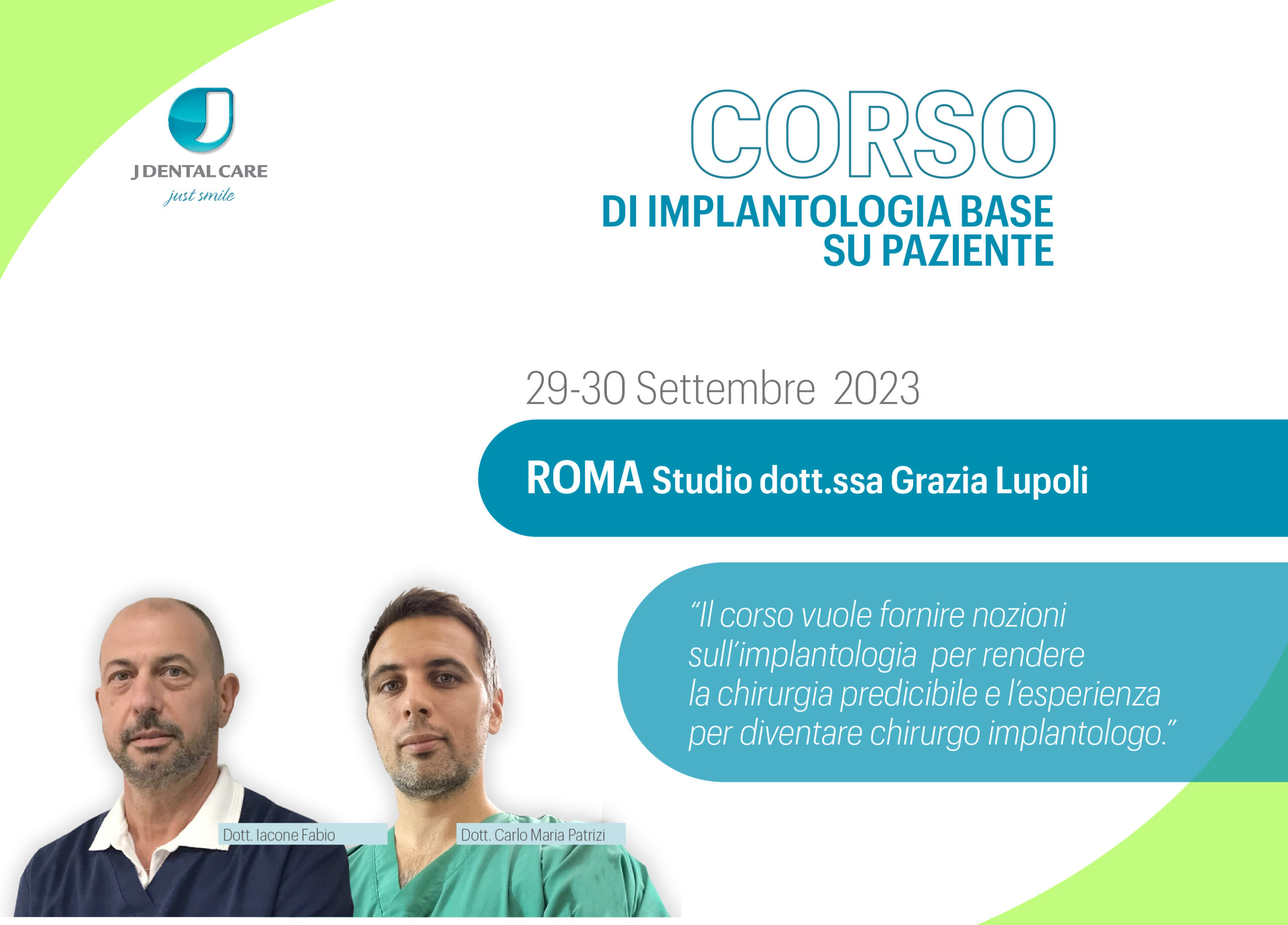 Corso di implantologia base su paziente