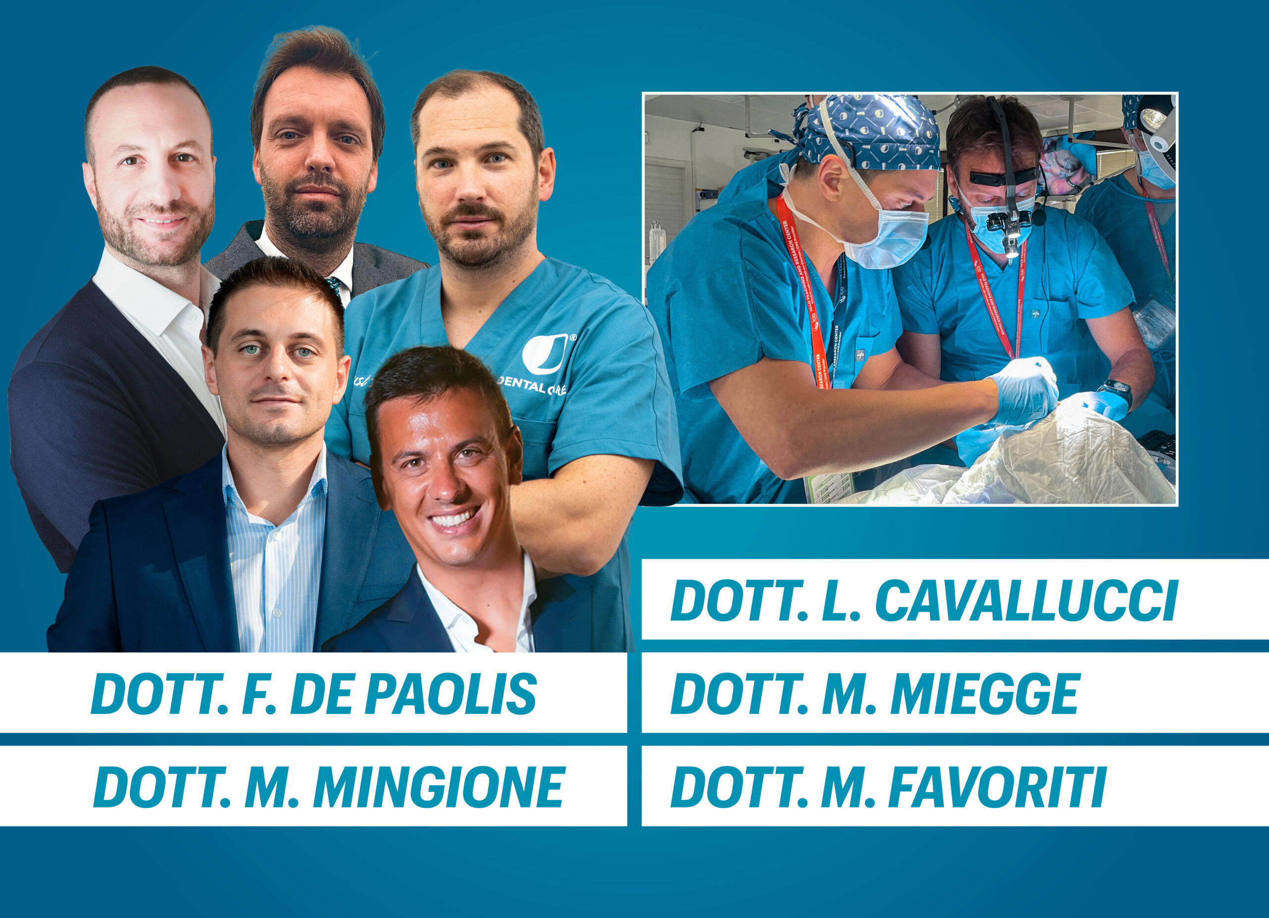 Course dissection and implant techniques on cadaver